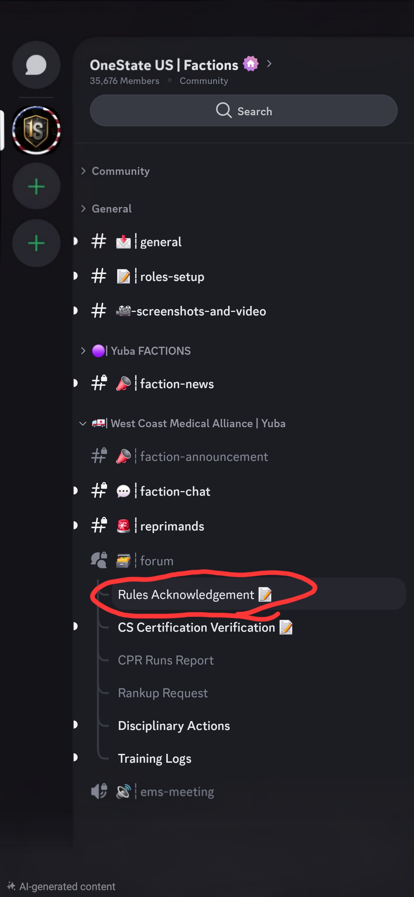 roles setup example